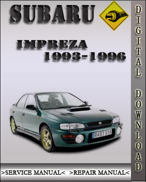 Product picture 1993-1996 Subaru Impreza Factory Service Repair Manual 1994 1995