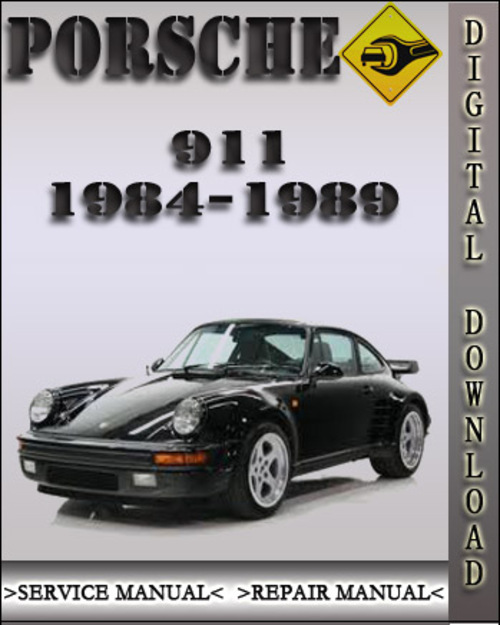 Product picture 1984-1989 Porsche 911 Factory Service Repair Manual 1985 1986 1987 1988