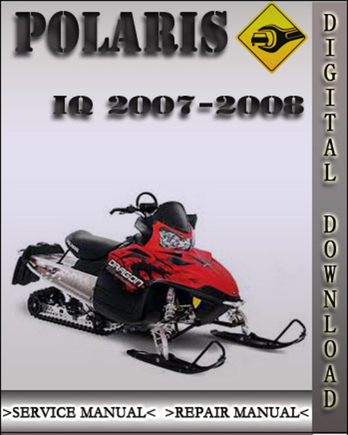 Product picture 2007-2008 Polaris IQ Factory Service Repair Manual