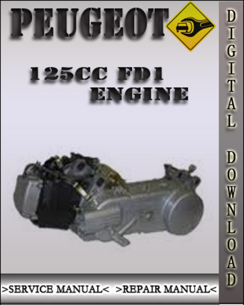 Product picture Peugeot 125cc FD1 Engine Factory Service Repair Manual