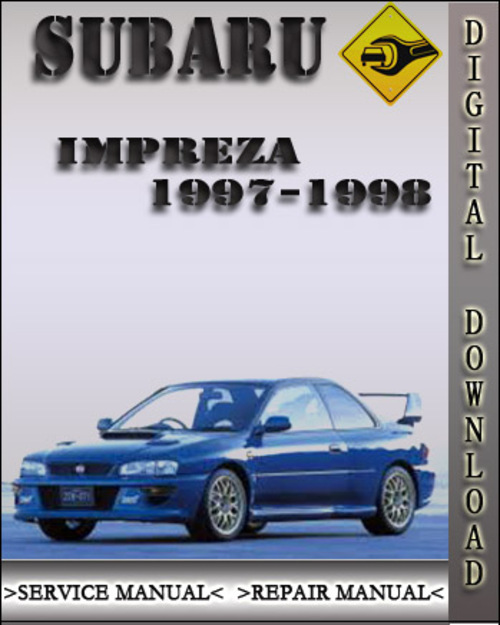 Product picture 1997-1998 Subaru Impreza Factory Service Repair Manual