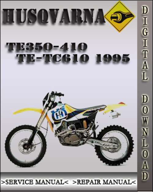 Product picture 1995 Husqvarna TE350-410 TE-TC610 Factory Service Repair Manual