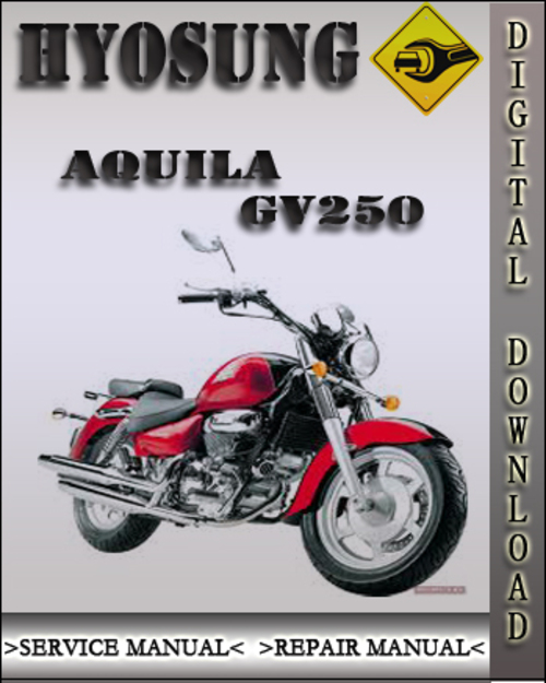 Product picture Hyosung  Aquila GV250 Factory Service Repair Manual