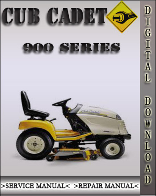 Product picture Cub Cadet 900 Series Riding Tractor Factory Shop Service Repair Manual