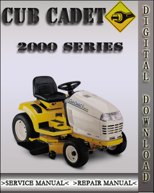 Product picture Cub Cadet 2000 Series Factory Service Repair Manual