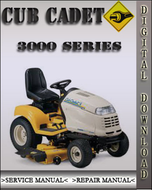 Product picture Cub Cadet 3000 Series Factory Service Repair Manual