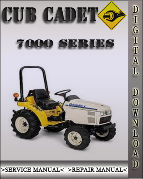 Product picture Cub Cadet 7000 Series Compact Tractor Factory Service Repair Manual