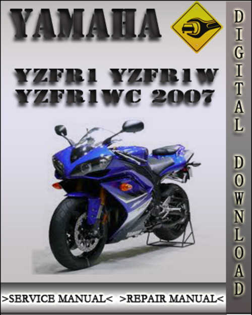 Product picture 2007 Yamaha YZFR1 YZFR1W YZFR1WC Factory Service Repair Manual