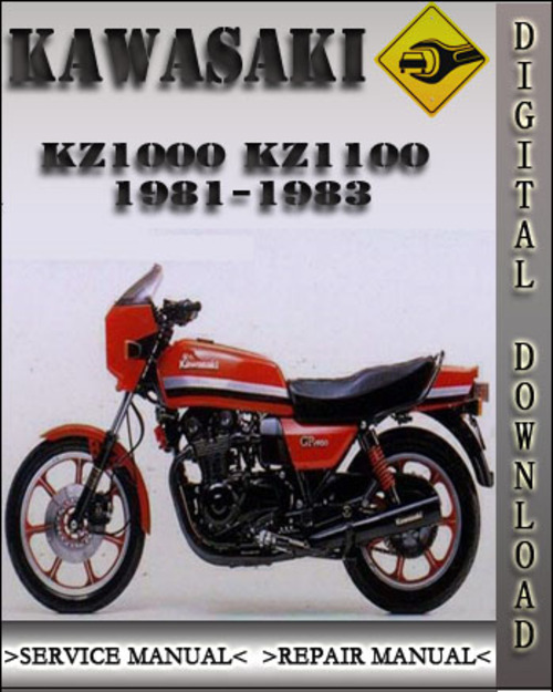 Product picture 1981-1983 Kawasaki KZ1000 KZ1100 Factory Service Repair Manual 1982