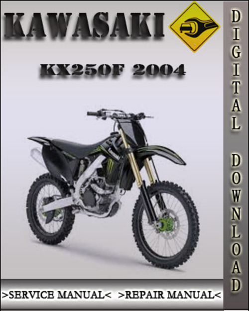 Product picture 2004 Kawasaki KX250F Factory Service Repair Manual