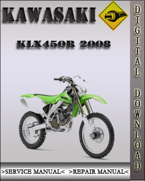 Product picture 2008 Kawasaki KLX450R Factory Service Repair Manual
