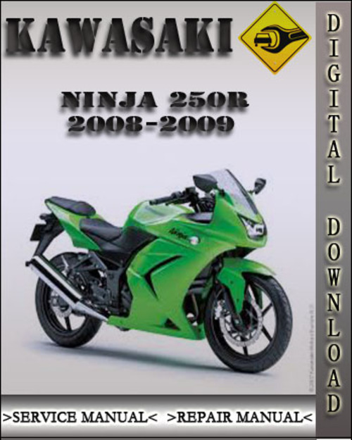 Product picture 2008-2009 Kawasaki Ninja 250R Factory Service Repair Manual