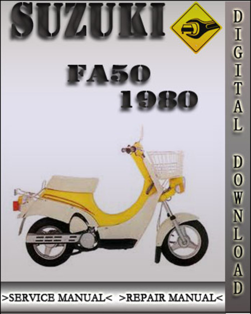 Product picture 1980 Suzuki FA50 Factory Service Repair Manual