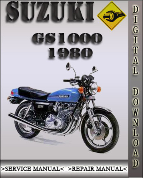 Product picture 1980 Suzuki GS1000 Factory Service Repair Manual