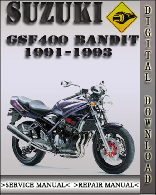 Product picture 1991-1993 Suzuki GSF400 Bandit Factory Service Repair Manual 1992