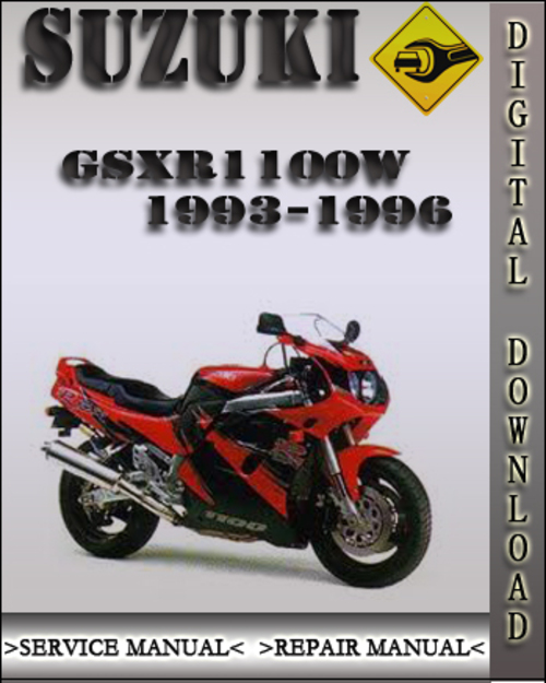 Product picture 1993-1996 Suzuki GSXR1100W Factory Service Repair Manual 1992 1993 1994 1995