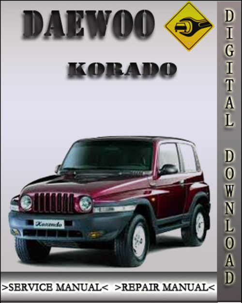Product picture Daewoo Korado Factory Service Repair Manual