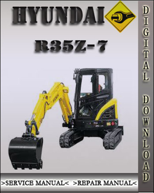 Product picture Hyundai R35Z-7 Crawler Excavator Factory Service Repair Manual