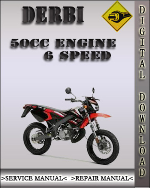 Product picture Derbi 50cc Engine 6 Speed Factory Service Repair Manual