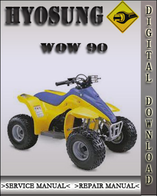 Product picture Hyosung WOW 90 Factory Service Repair Manual