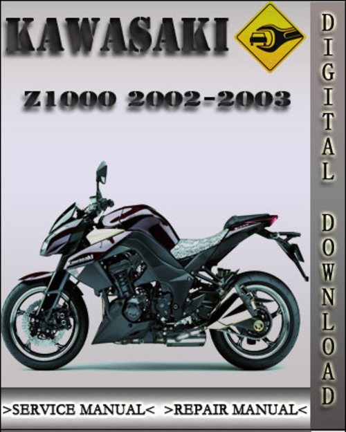 Product picture 2002-2003 Kawasaki Z1000 Factory Service Repair Manual