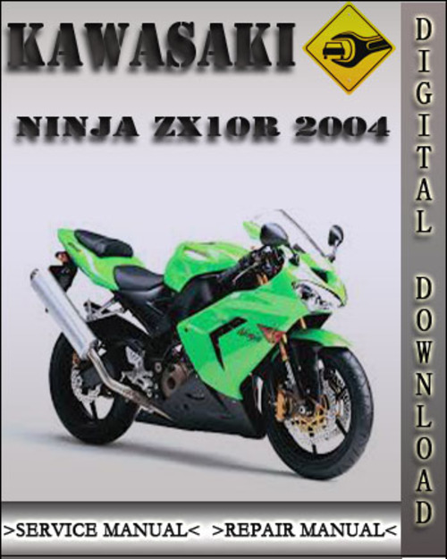 Product picture 2004 Kawasaki Ninja ZX10R Factory Service Repair Manual