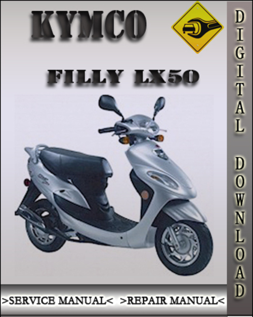 Product picture Kymco Filly LX50 Factory Service Repair Manual