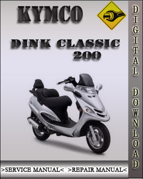 Product picture Kymco Dink Classic 200 Factory Service Repair Manual