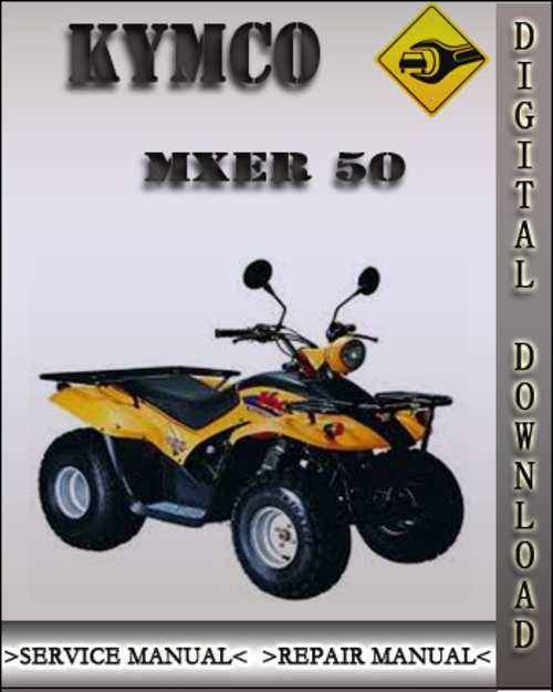 Product picture Kymco MXer 50 Factory Service Repair Manual