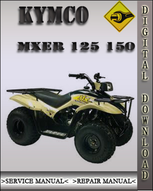 Product picture Kymco MXer 125 150 Factory Service Repair Manual
