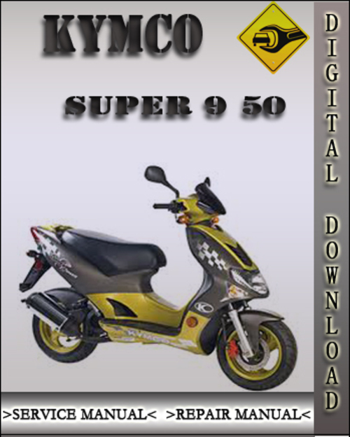 Product picture Kymco Super 9 50 Factory Service Repair Manual