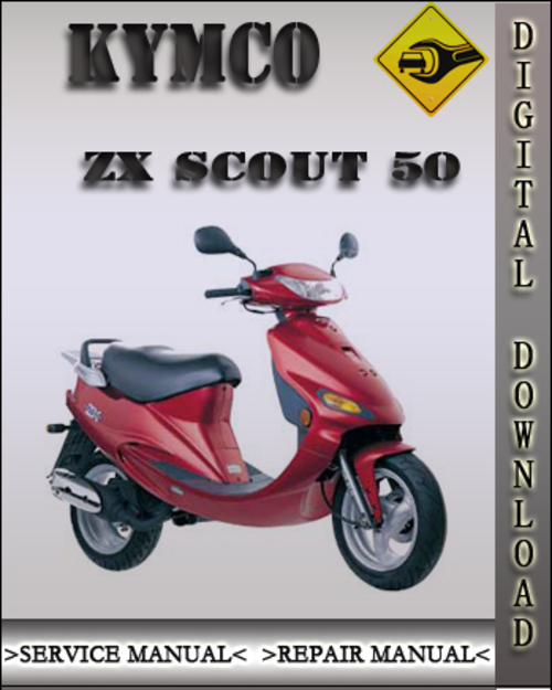 Product picture Kymco ZX Scout 50 Factory Service Repair Manual