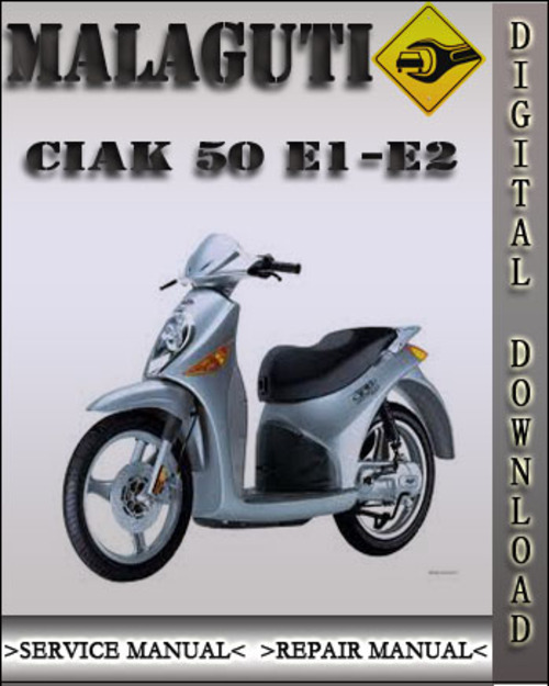 Product picture Malaguti Ciak 50 E1-E2 Factory Service Repair Manual
