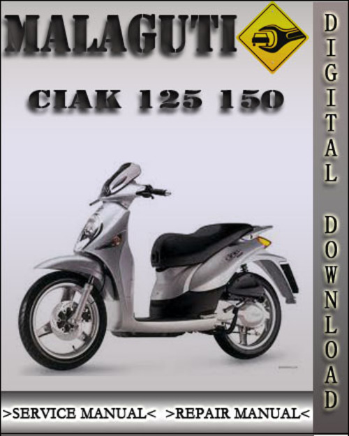 Product picture Malaguti Ciak 125 150 Factory Service Repair Manual