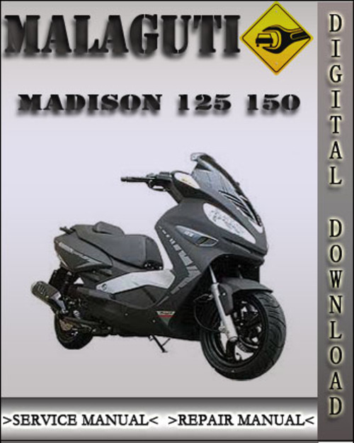 Product picture Malaguti Madison 125 150 Factory Service Repair Manual