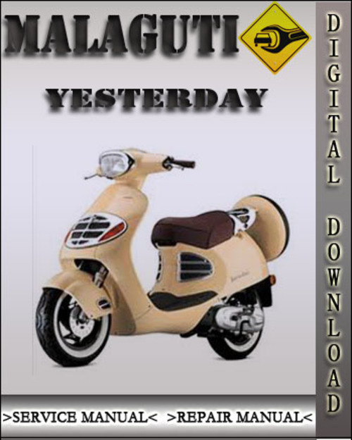 Product picture Malaguti Yesterday Factory Service Repair Manual