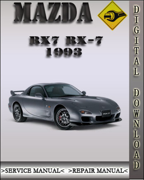 Product picture 1993 Mazda RX7 RX-7 Factory Service Repair Manual