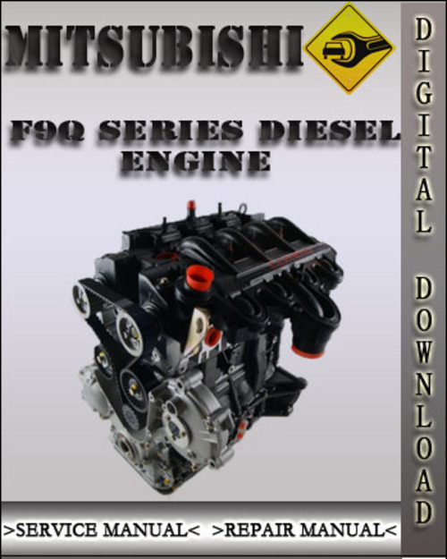 Product picture Mitsubishi F9Q Series Diesel Engine Factory Service Repair Manual