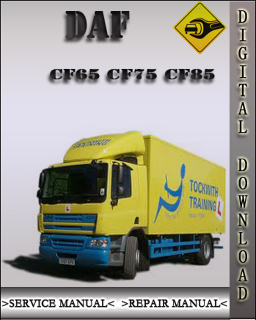 Product picture DAF CF65 CF75 CF85 Series Factory Service Repair Manual
