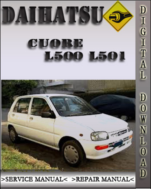 Product picture Daihatsu Cuore L500 L501 Factory Service Repair Manual