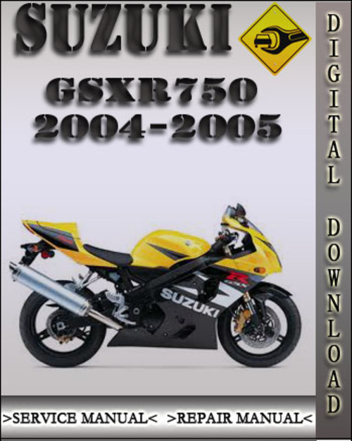 Product picture 2004-2005 Suzuki GSXR750 Factory Service Repair Manual