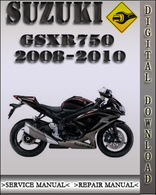Product picture 2008-2010 Suzuki GSXR750 Factory Service Repair Manual 2009
