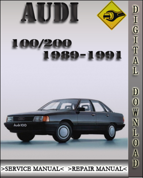 Product picture 1989-1991 Audi 100 200 Factory Service Repair Manual 1990