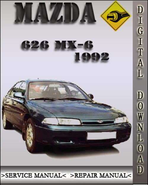 Product picture 1992 Mazda 626 MX-6 Factory Service Repair Manual